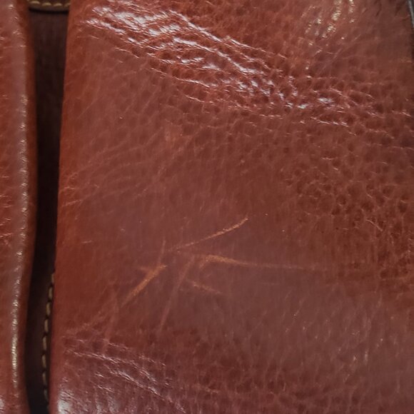 Dooney & Bourke Brown Leather Handbag - Picture 5 of 8